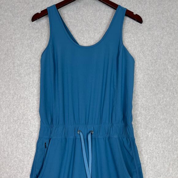 Patagonia Blue Fleetwith Sleeveless Romper Jumpsuit Size Small - Picture 2 of 9
